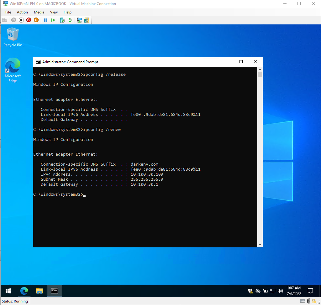 HyperV VLAN Trunking for Pfsense